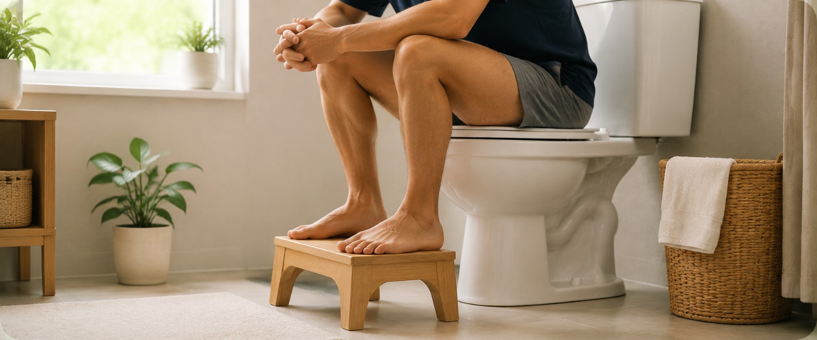 Fear of the toilet leading to a worsening anal fissure