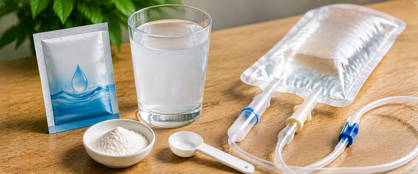 ORS rehydration for diarrhoea
