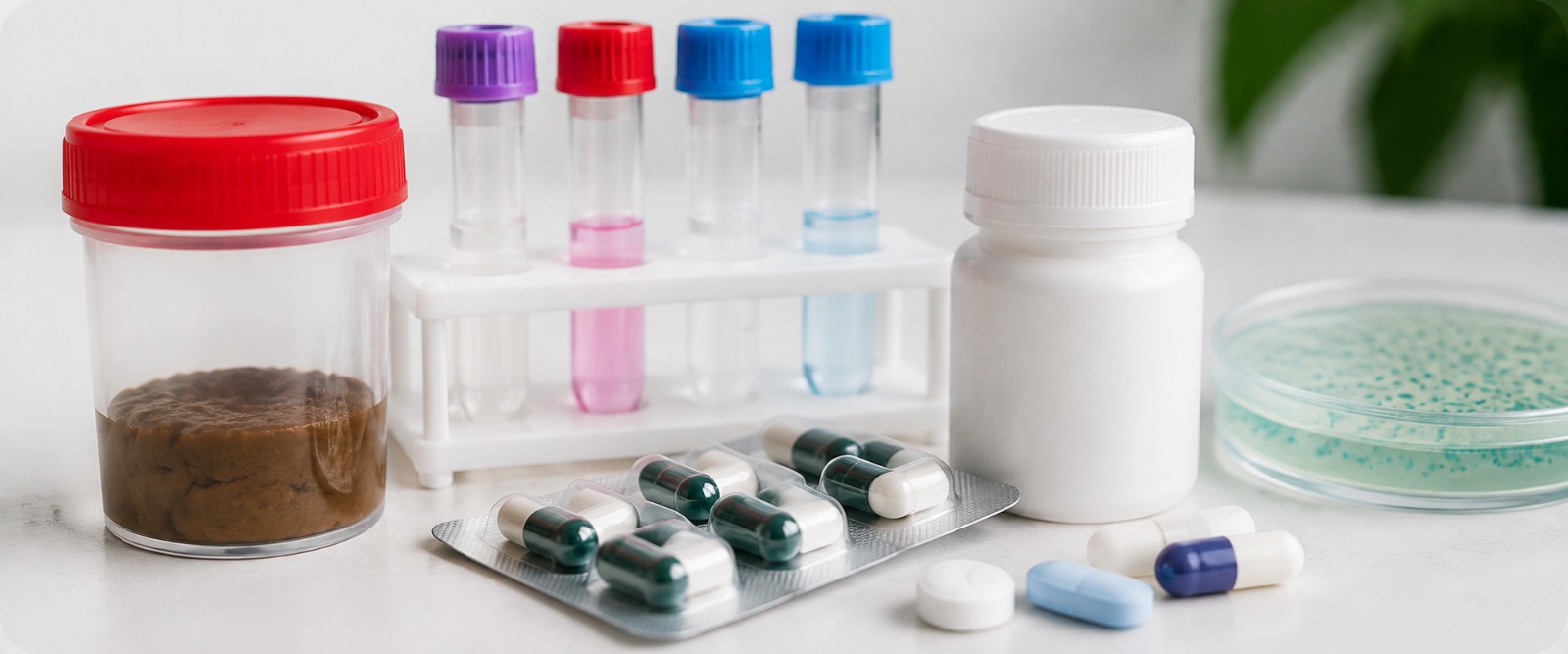 Targeted antibiotic course for confirmed infection