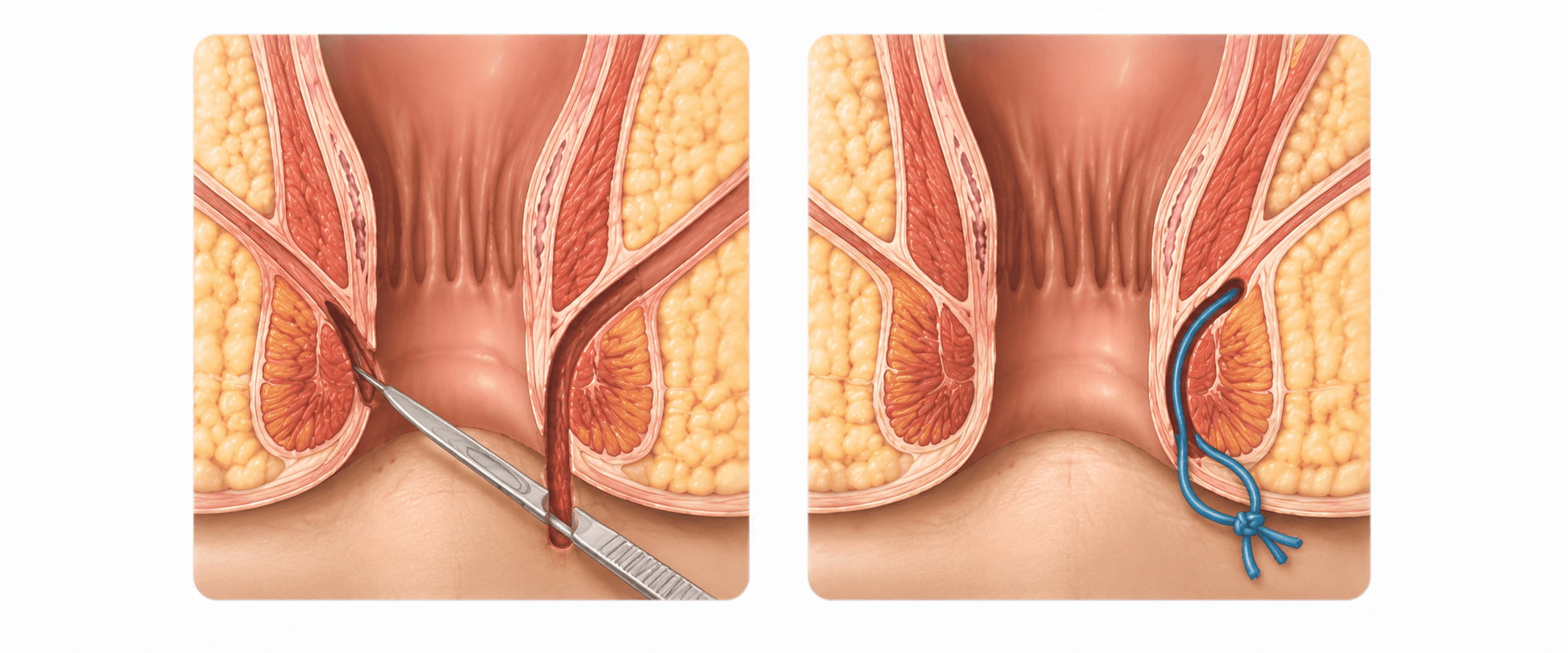 Fistulotomy and seton placement for anal fistula