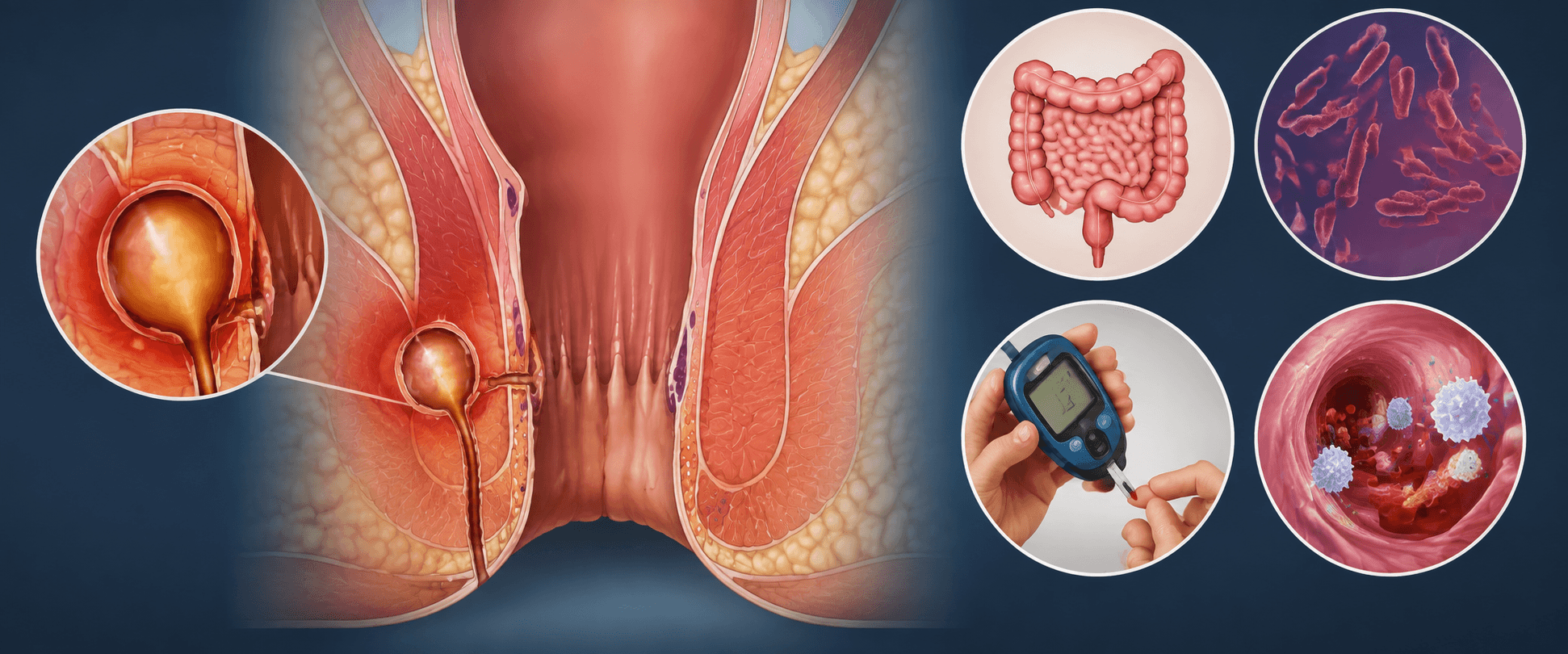 Crohn's disease and infection behind recurrent anal fistula