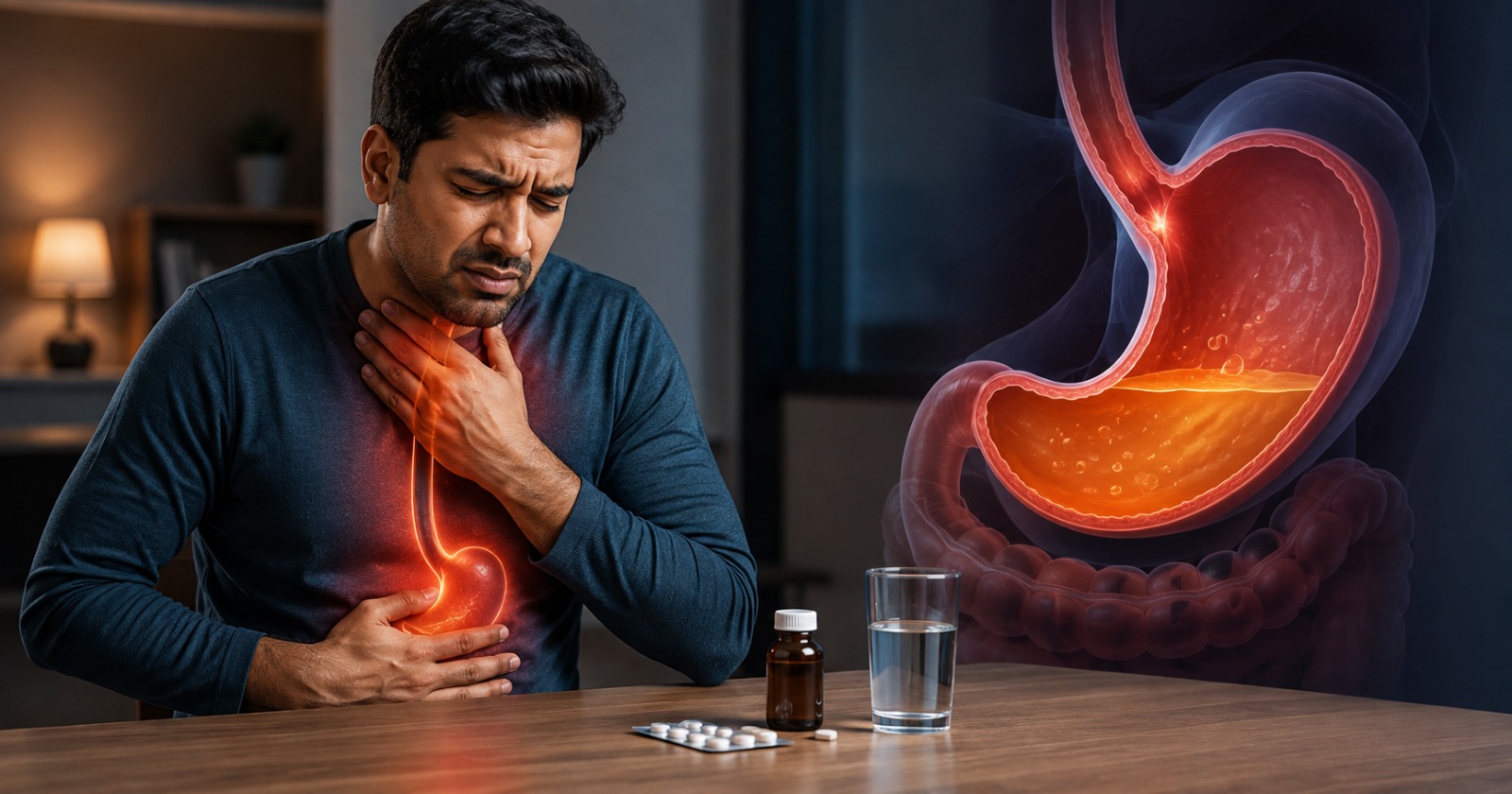 Acidity that stopped responding to usual tablets