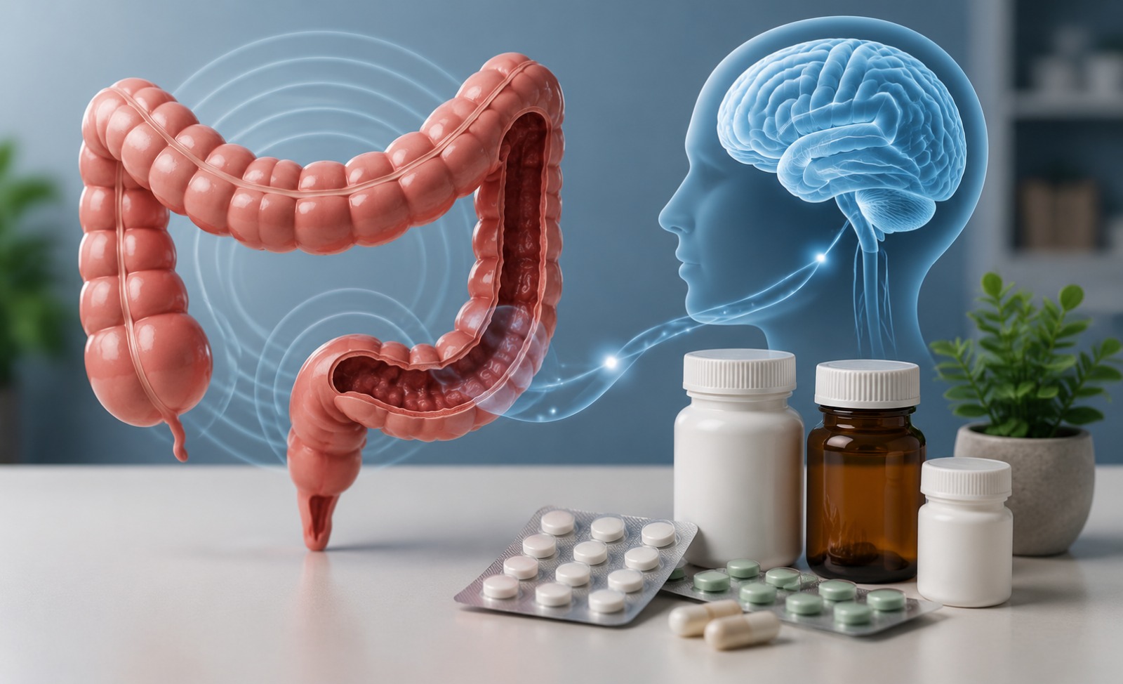 Antispasmodics and gut modulators for a cramping colon