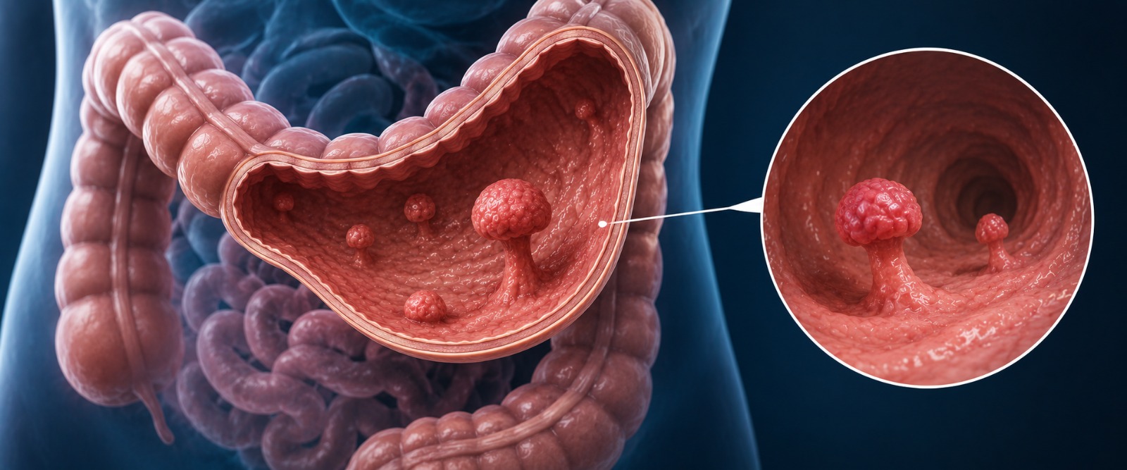 Colon polyps, a cause of blood in stools