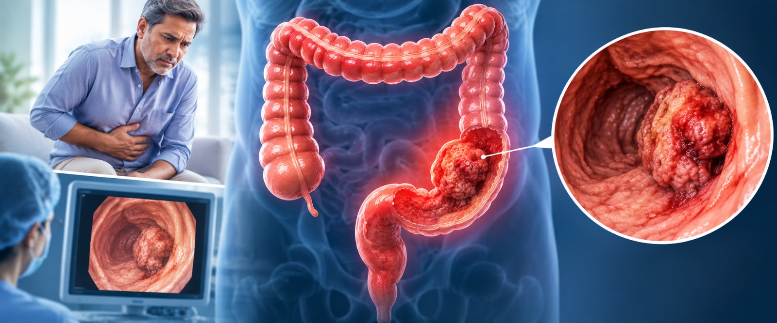A changed bowel habit, a warning sign of colorectal cancer