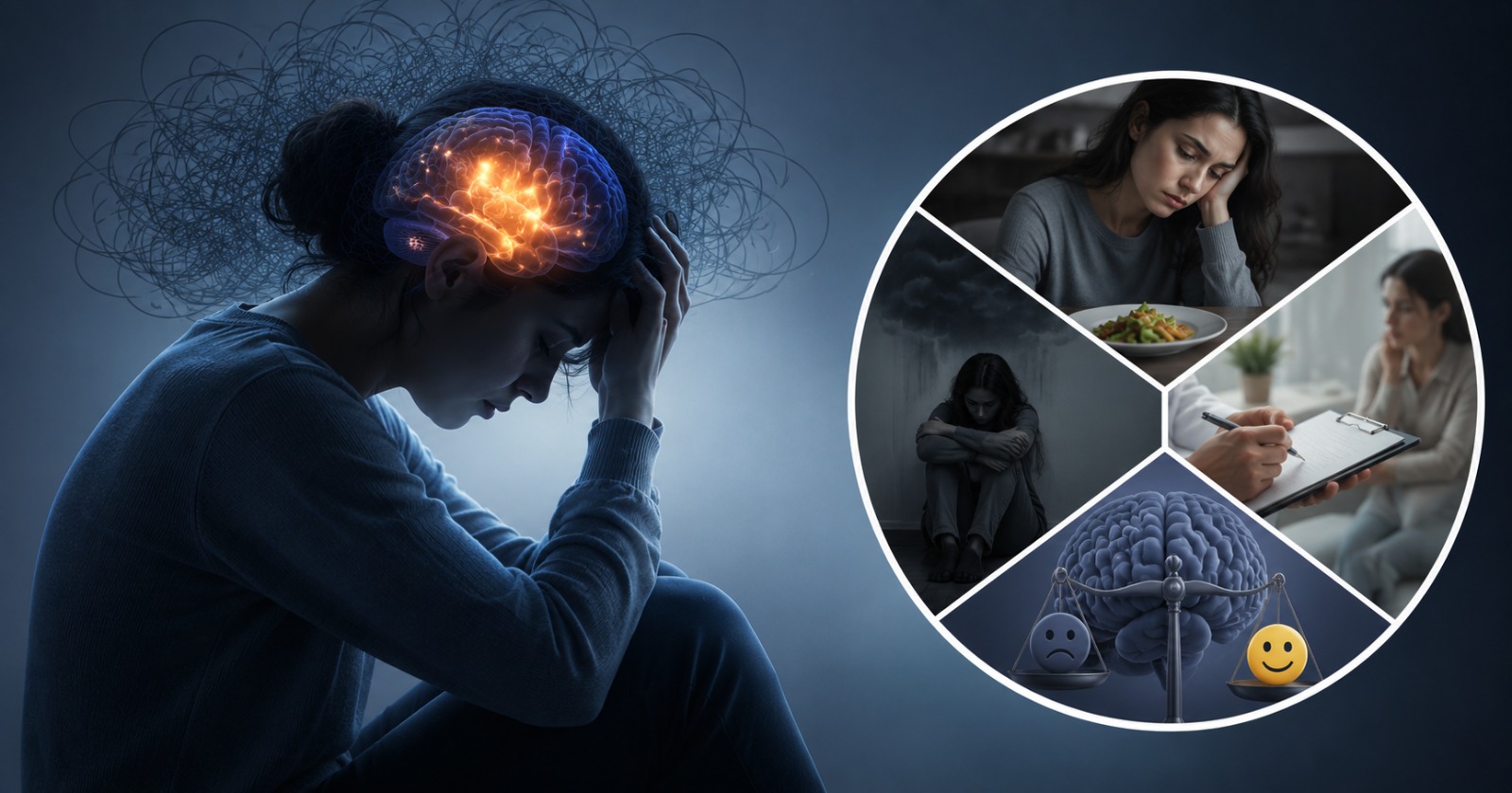 Depression and anxiety reducing appetite and weight