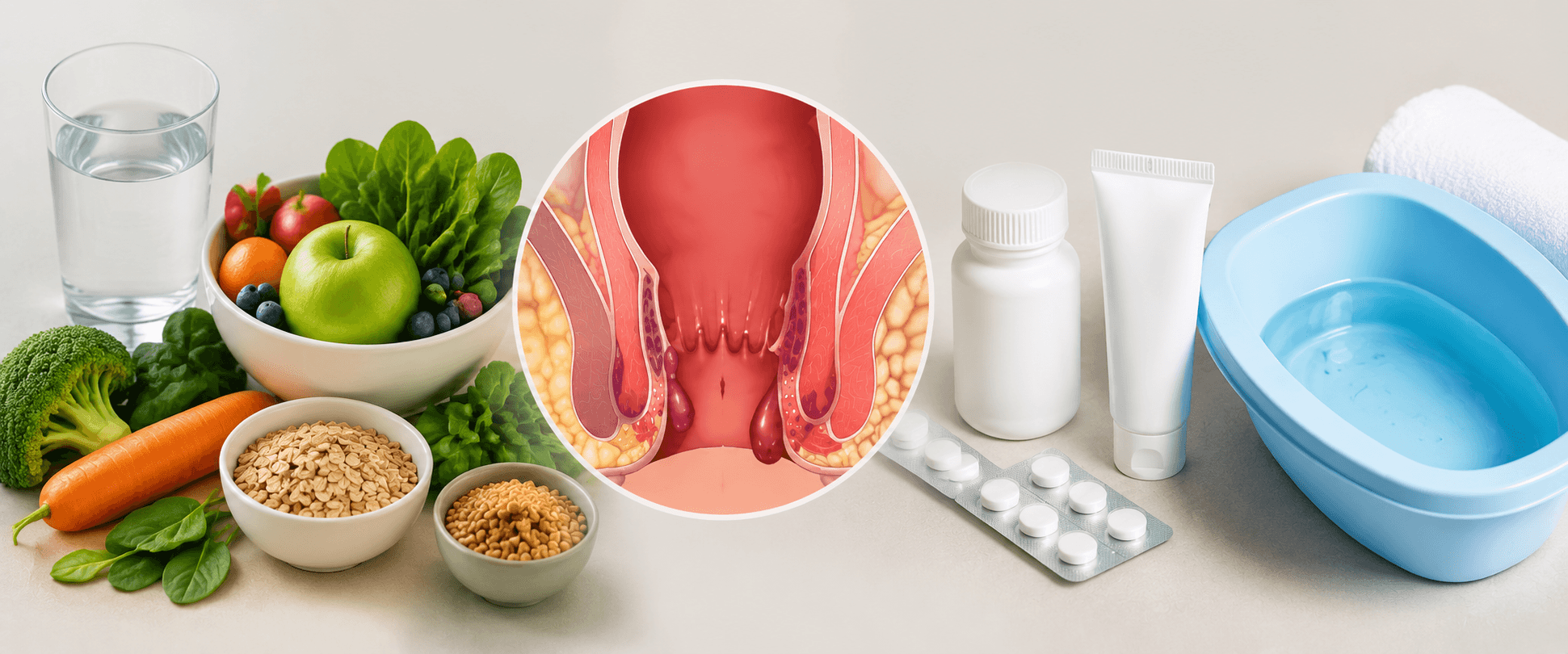 Diet, fibre and medical treatment for piles in KPHB