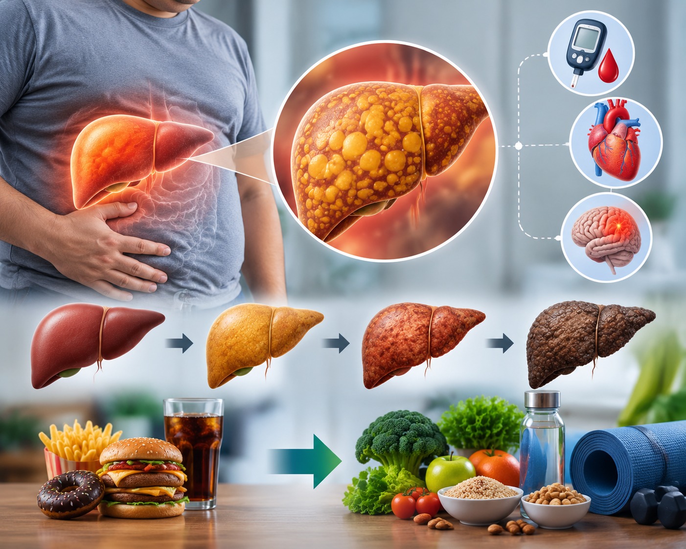 Fatty liver assessment and treatment at Gokul Gastro & Liver Care, KPHB, Kukatpally