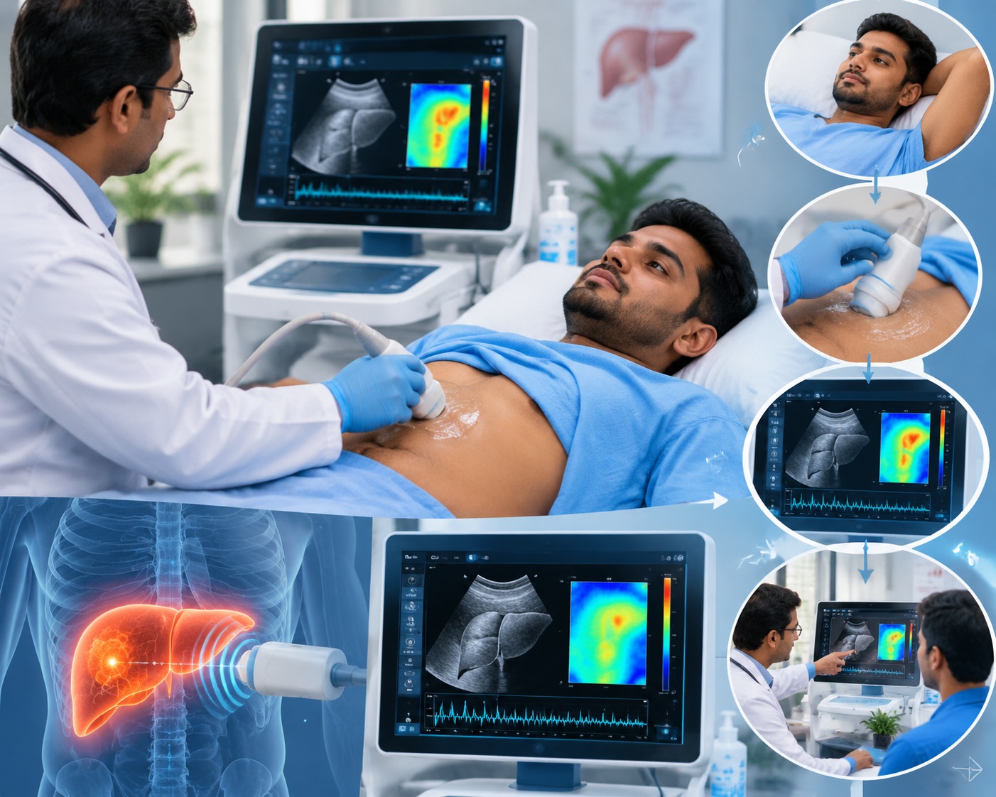 Reading fibrosis and fat grade bands from a FibroScan in KPHB
