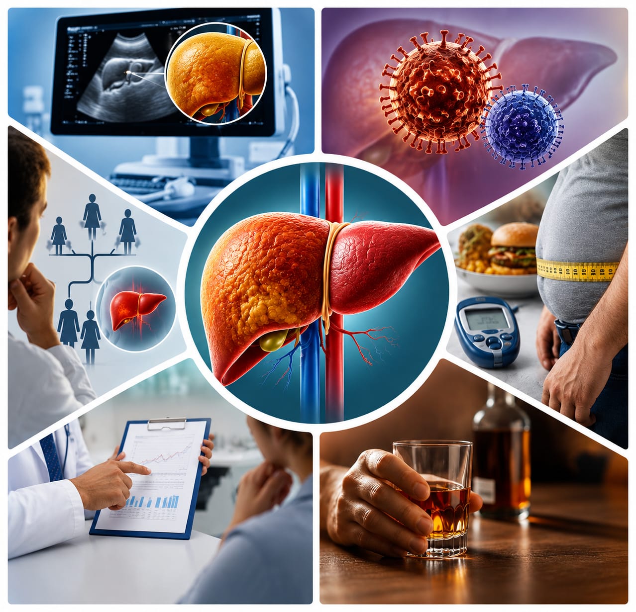 Fatty liver or raised liver enzymes found on a routine health check