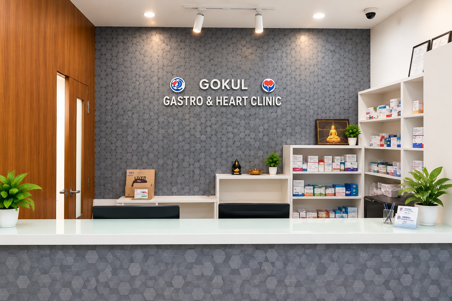 Gokul Gastro & Liver Care reception area