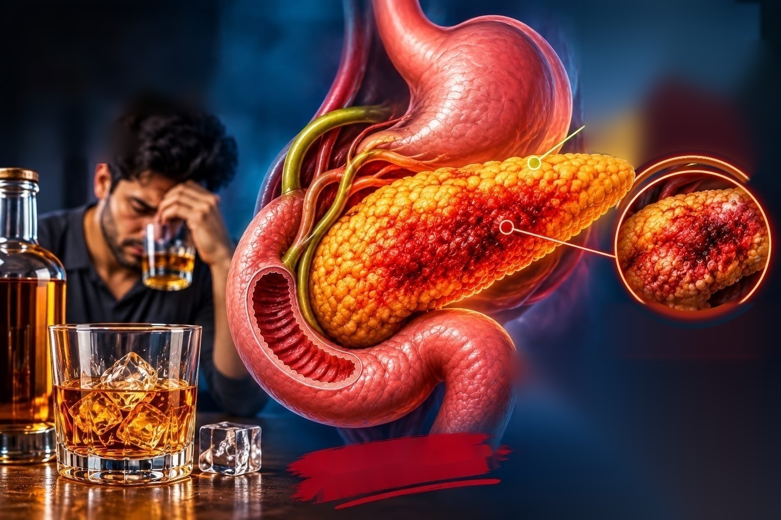 Alcohol-related injury to pancreatic tissue as a cause of pancreatic cysts