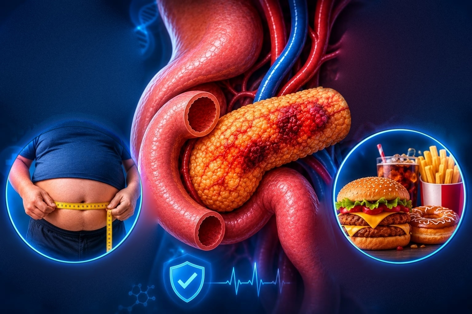 Long-term smoking, obesity and poorly controlled diabetes as causes of pancreatic cysts