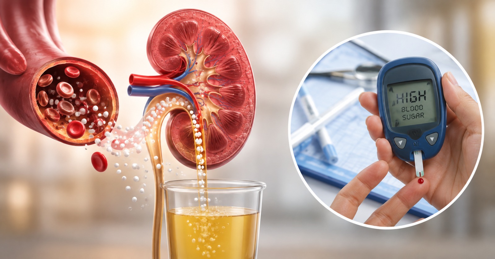 Uncontrolled diabetes causing unexplained weight loss