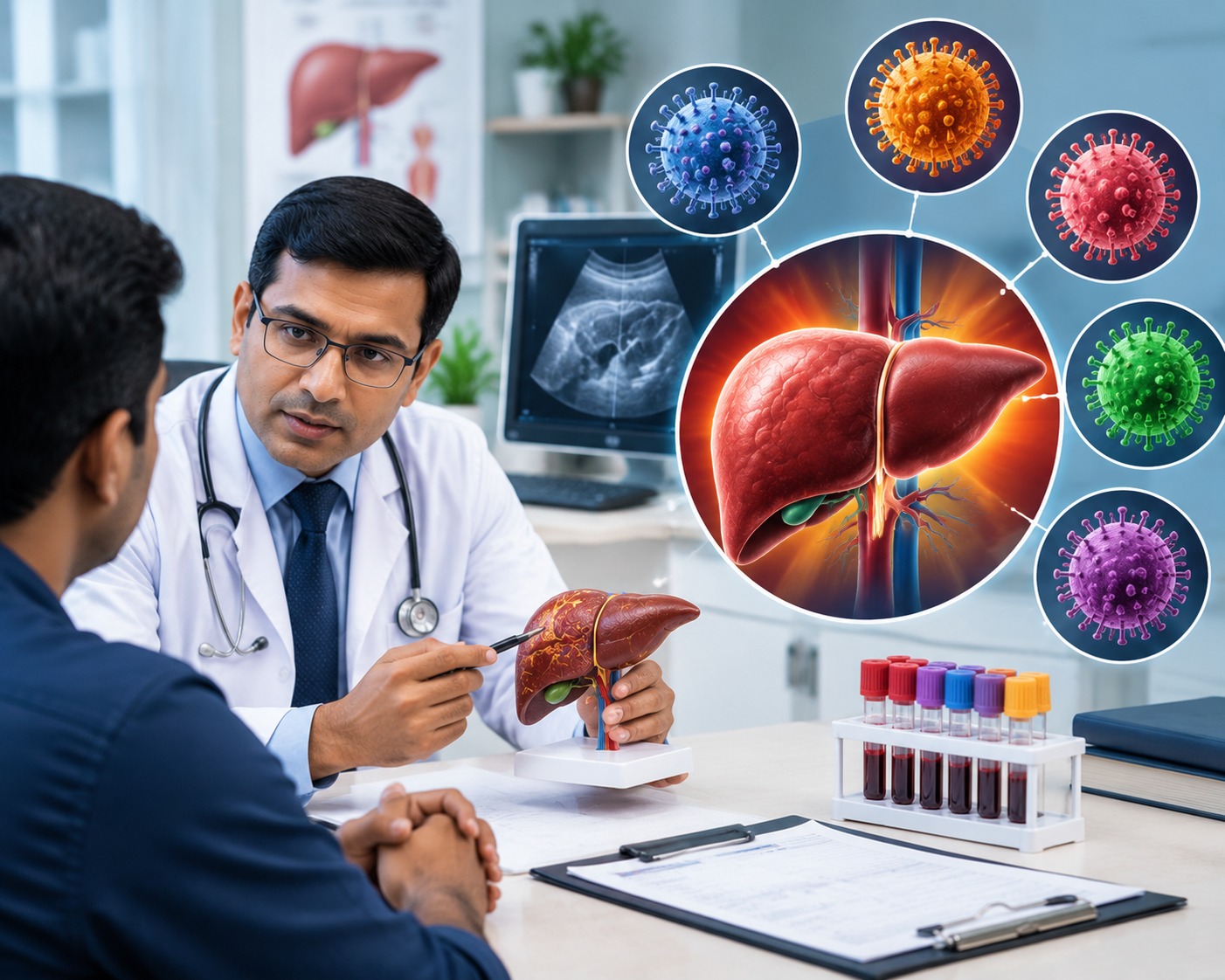 Viral hepatitis treatment in KPHB, Kukatpally at Gokul Gastro & Liver Care